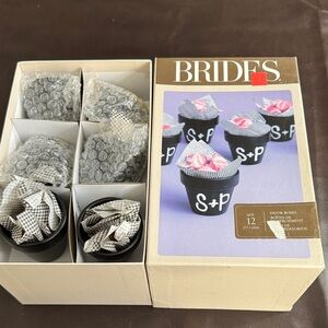 Black and White Favor Boxes